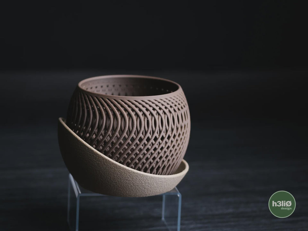 Mirage Orchid Planter, 3D printed in PLA, view 10 of 11