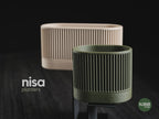 Nisa Geometric Planter Set, 3D printed in PLA