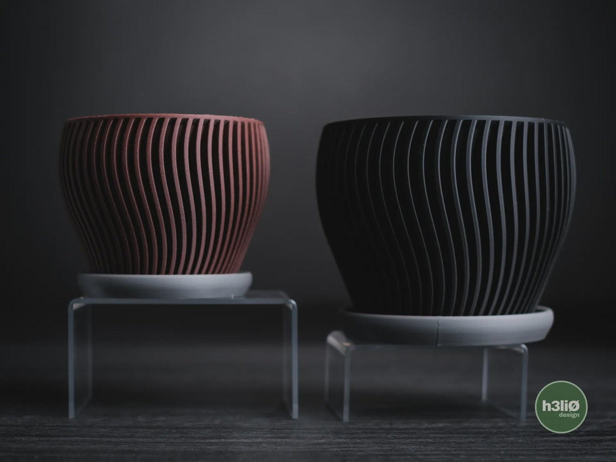 Oblique Geometric Planter, 3D printed in PLA, view 11 of 11