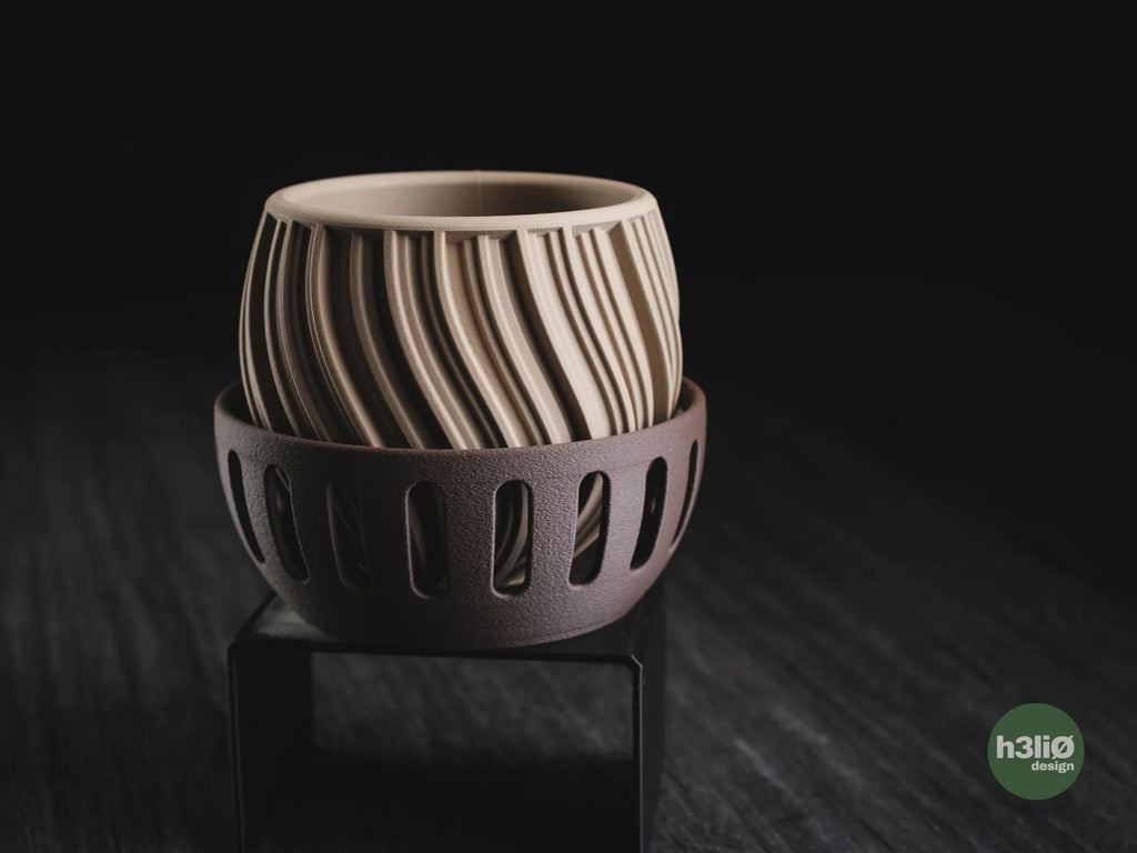 Odemira Geometric Planter, 3D printed in PLA, view 15 of 16