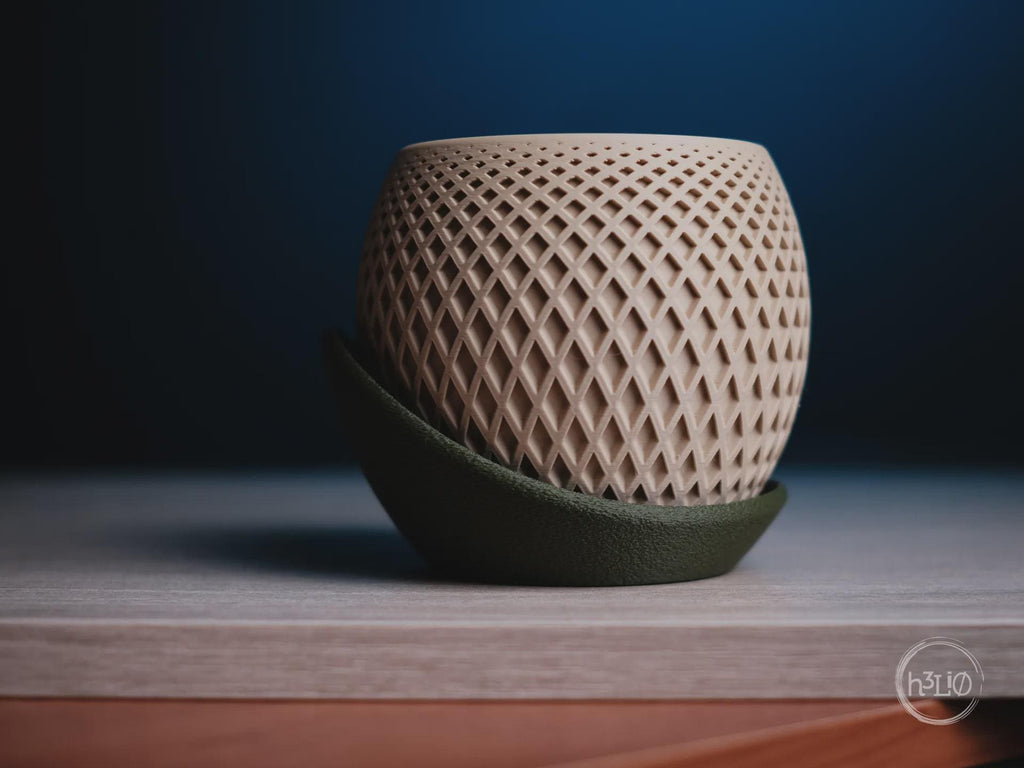 Polygon Planter, 3D printed in PLA, view 7 of 7