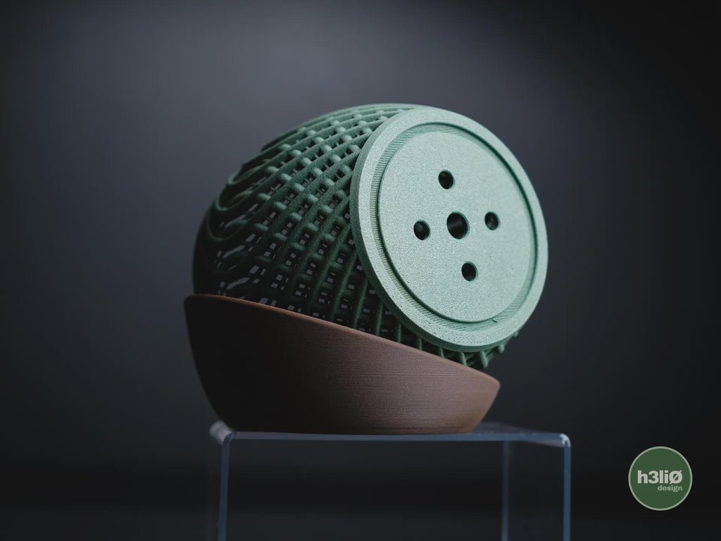 Quasar Orchid Planter, 3D printed in PLA, view 3 of 13