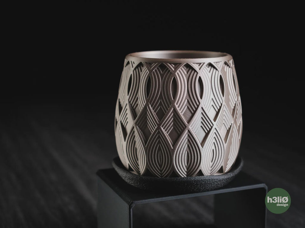 Salir Geometric Planter, 3D printed in PLA, view 4 of 10