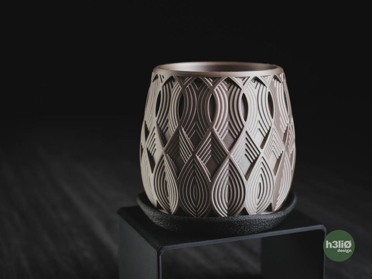Salir Geometric Planter, 3D printed in PLA, view 4 of 10