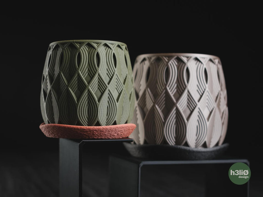 Salir Geometric Planter, 3D printed in PLA, view 2 of 10