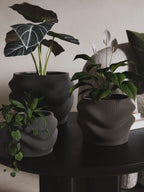 Fjord Wave Self-Watering Flower Pot Set, 3D printed in PLA, view 2 of 16