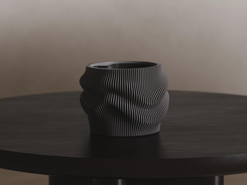 Fjord Wave Self-Watering Flower Pot Set, 3D printed in PLA, view 16 of 16