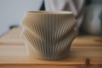 Fjord Wave Self-Watering Flower Pot Set, 3D printed in PLA, view 8 of 16