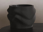 Fjord Wave Self-Watering Flower Pot Set, 3D printed in PLA, view 9 of 16