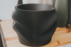 Fjord Wave Self-Watering Flower Pot Set, 3D printed in PLA, view 13 of 16