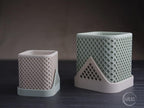 Squared Polygon Planter, 3D printed in PLA, view 4 of 7
