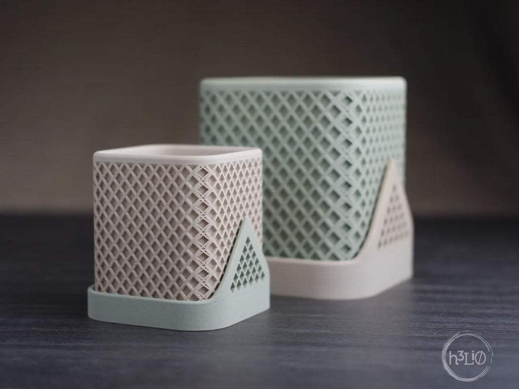 Squared Polygon Planter, 3D printed in PLA, view 5 of 7