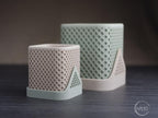 Squared Polygon Planter, 3D printed in PLA, view 5 of 7