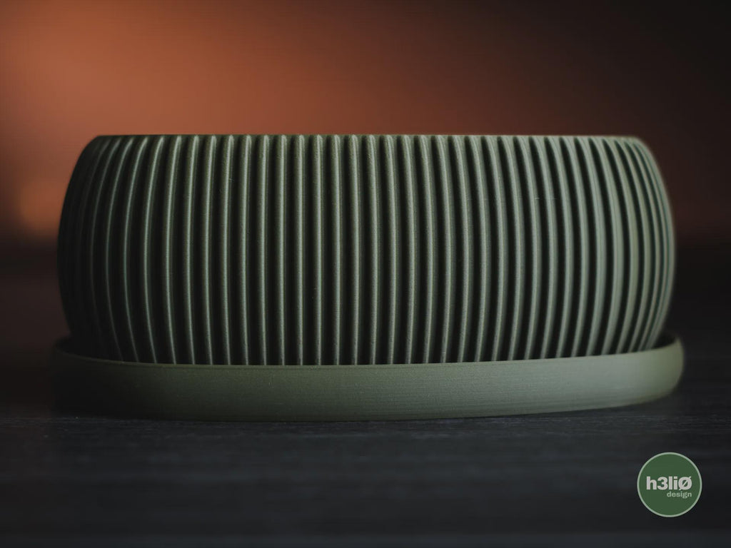 Terra Geometric Planter, 3D printed in PLA, view 3 of 6