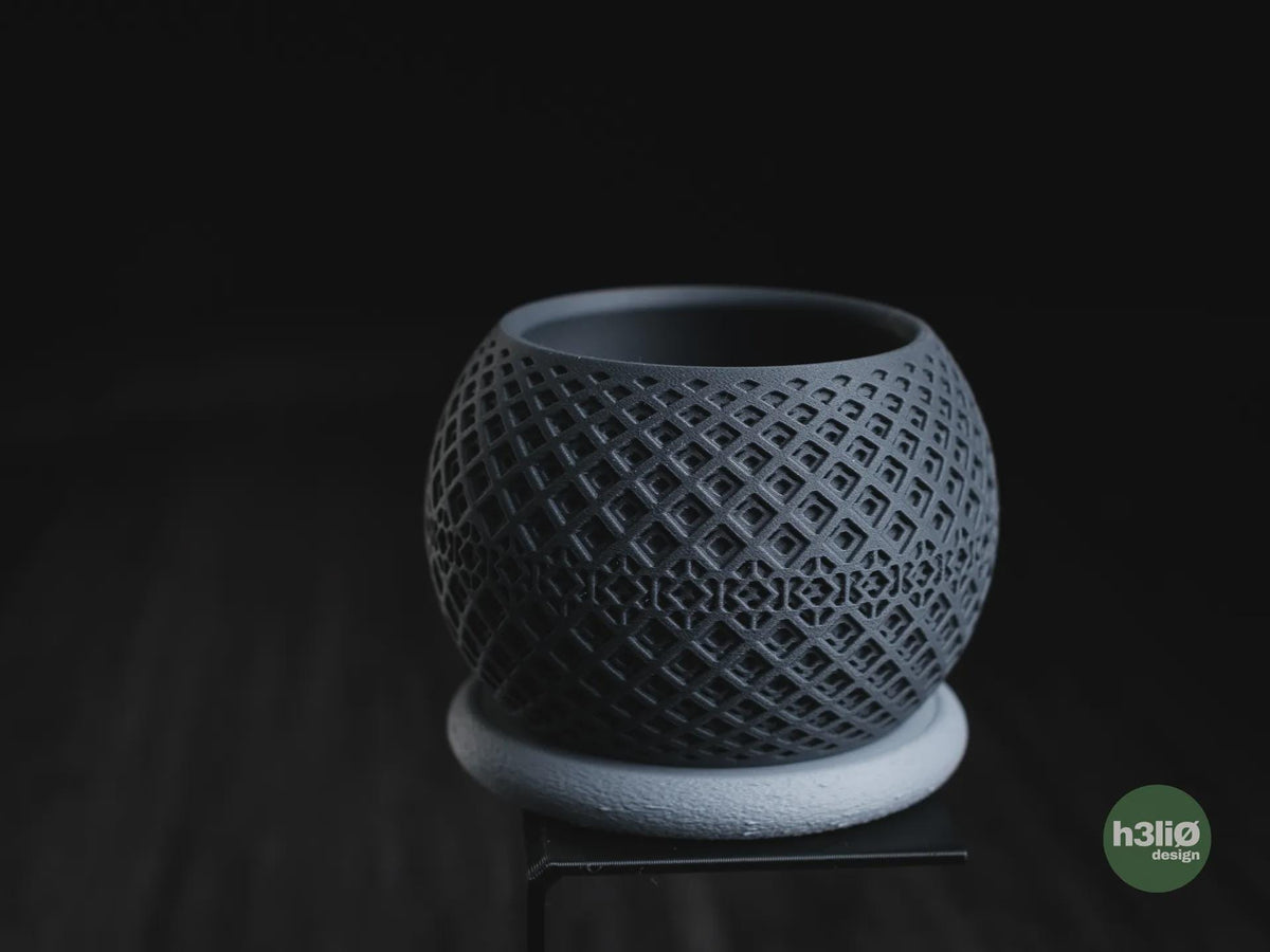 Vector Geometric Planter, 3D printed in PLA, view 9 of 13
