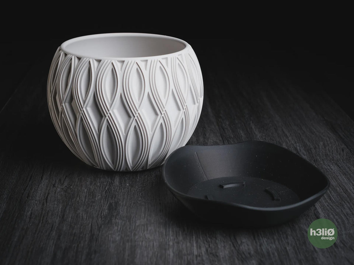 Velar Geometric Planter, 3D printed in PLA, view 2 of 11