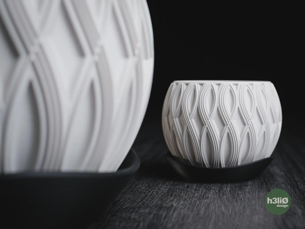 Velar Geometric Planter, 3D printed in PLA, view 4 of 11