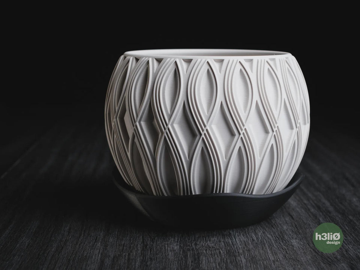 Velar Geometric Planter, 3D printed in PLA, view 5 of 11