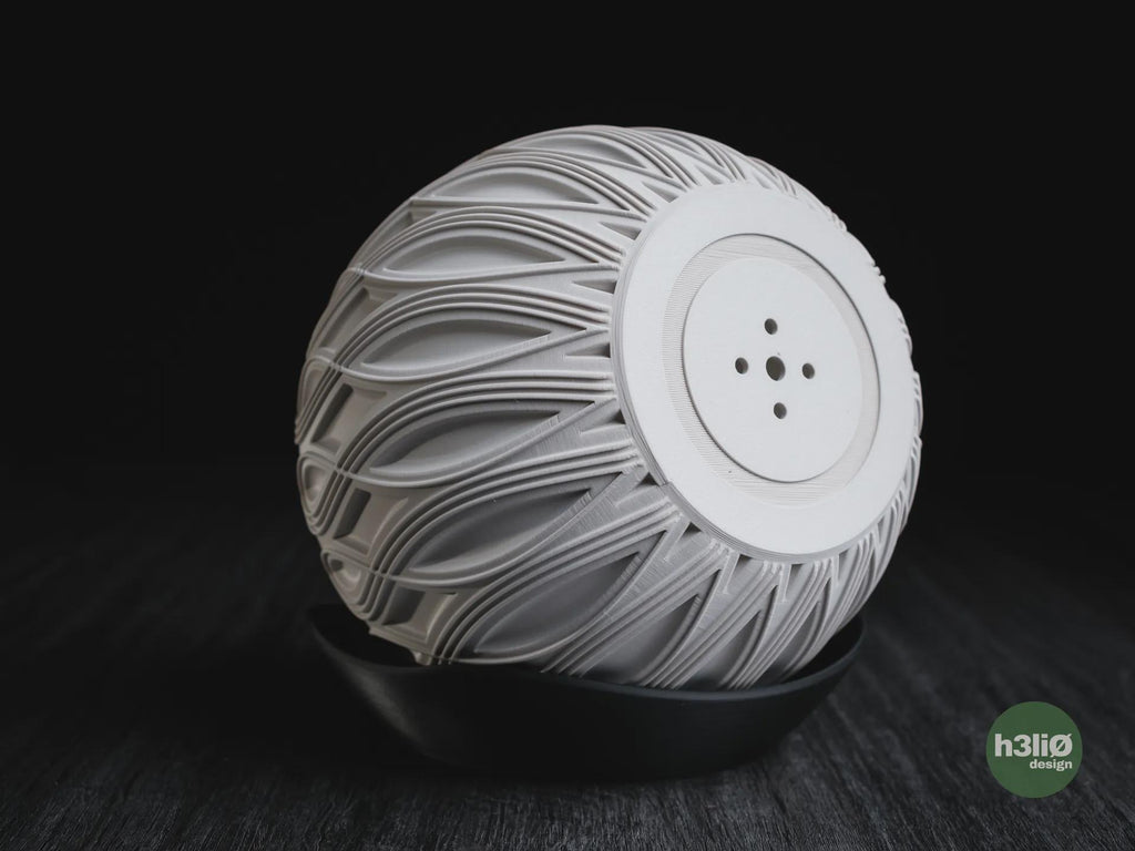 Velar Geometric Planter, 3D printed in PLA, view 3 of 11