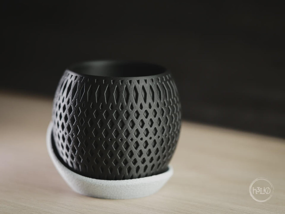 Vertex Geometric Planter, 3D printed in PLA, view 4 of 5