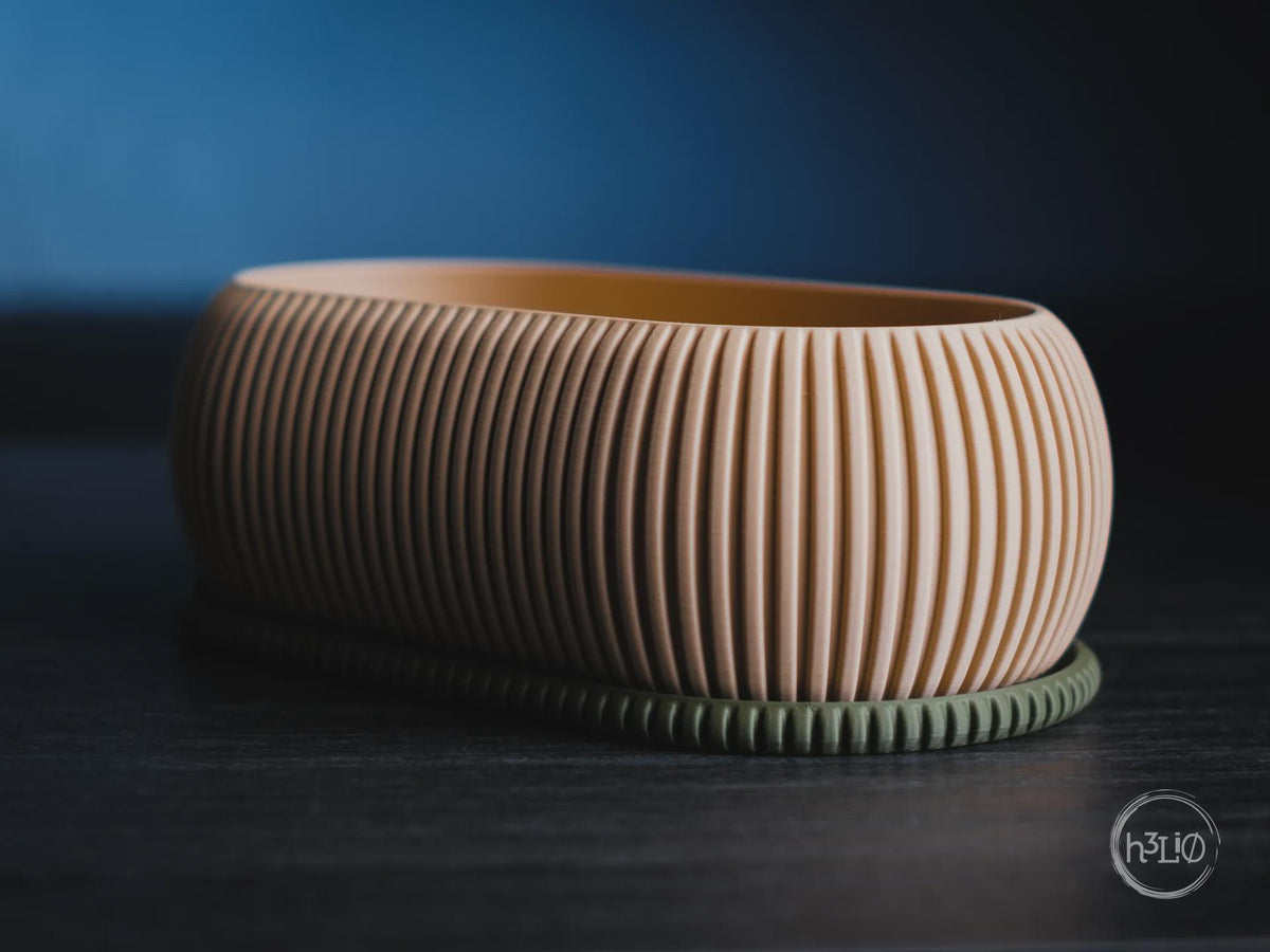 Zephyr Bonsai Planter, 3D printed in PLA, view 6 of 6