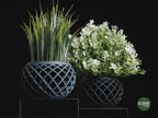 Evolve Geometric Planter, 3D printed in PLA, view 3 of 10