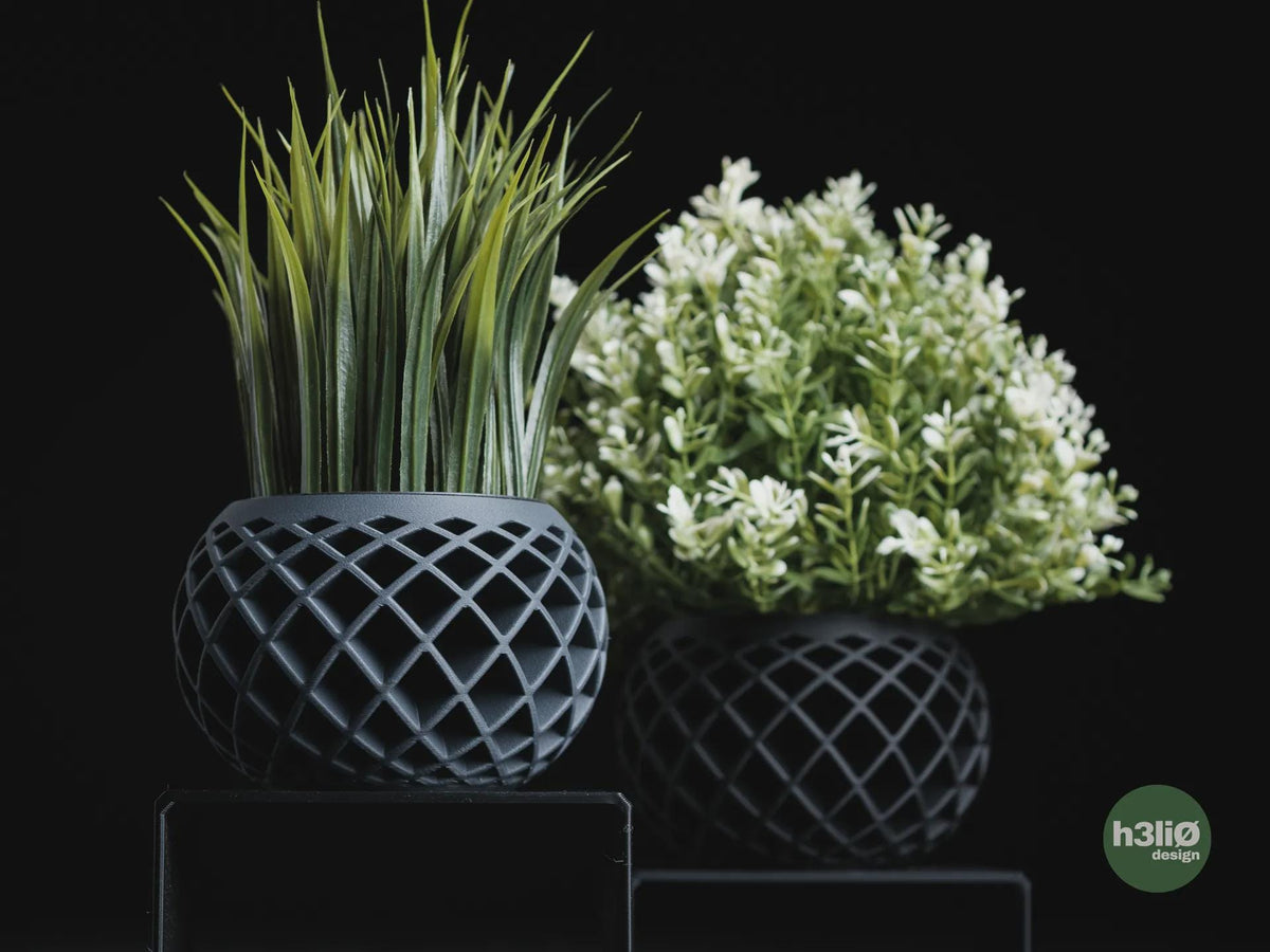 Evolve Geometric Planter, 3D printed in PLA, view 3 of 10
