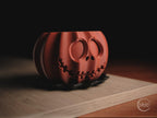Jack-o'-Lantern Halloween Planter, 3D printed in PLA, view 3 of 6