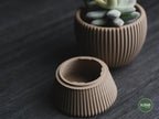 Tundra Geometric Planter, 3D printed in PLA, view 3 of 10