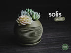 Solis Geometric Planter, 3D printed in PLA