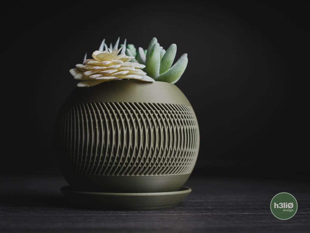 Solis Geometric Planter, 3D printed in PLA, view 11 of 11