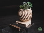 Loft Wall-Mounted Planter, 3D printed in PLA, view 6 of 13