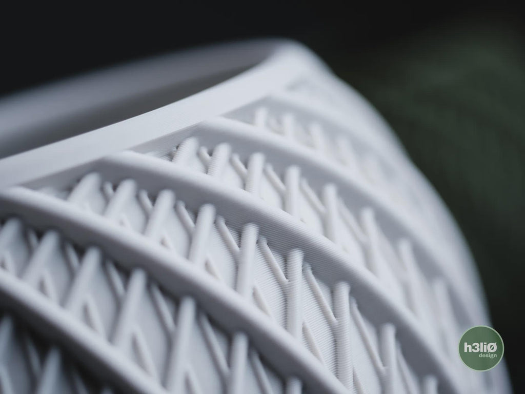 Vortex Geometric Planter, 3D printed in PLA, view 6 of 14