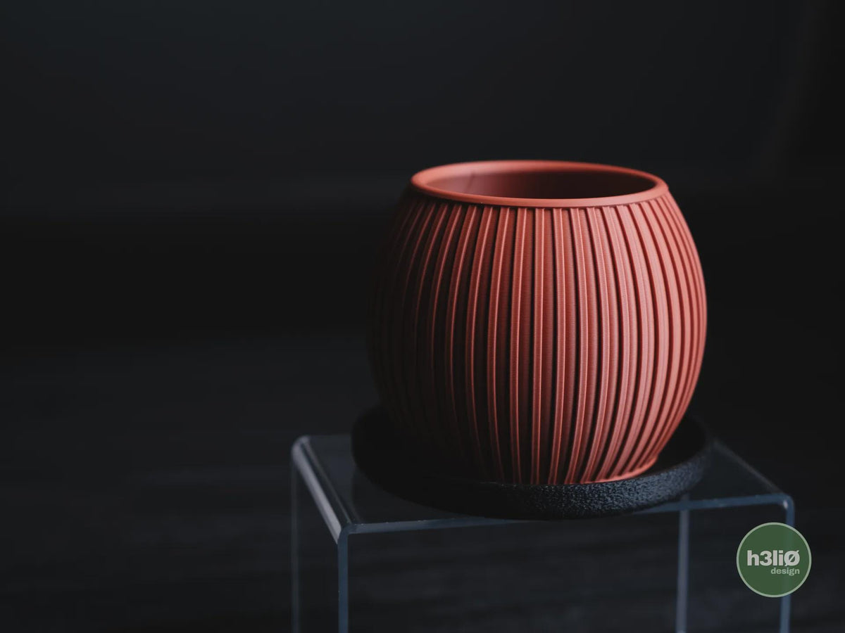 Halo Geometric Planter, 3D printed in PLA, view 4 of 16