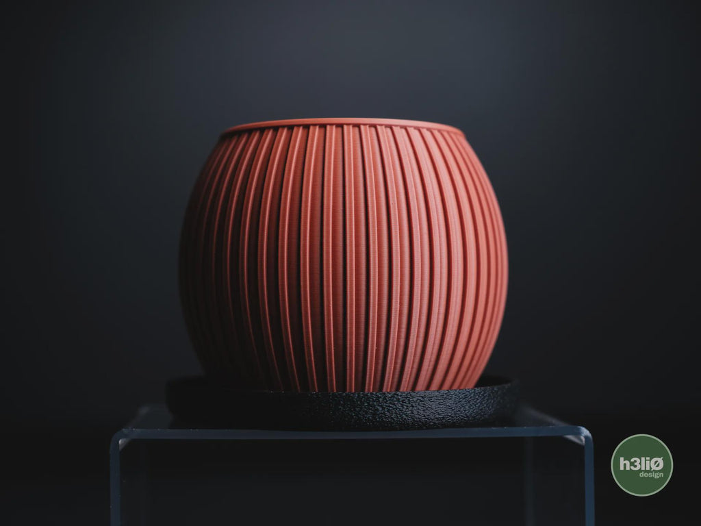 Halo Geometric Planter, 3D printed in PLA, view 2 of 16