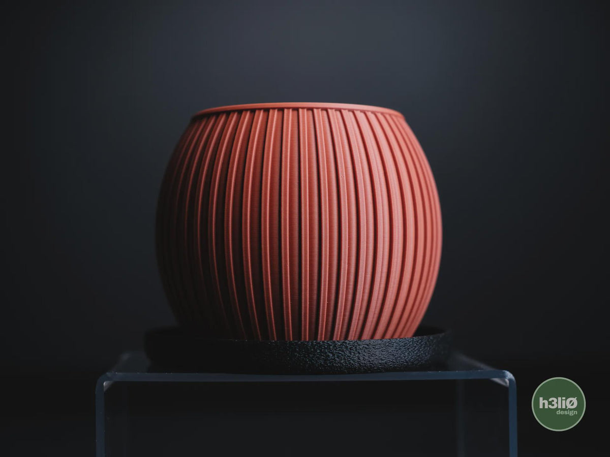 Halo Geometric Planter, 3D printed in PLA, view 2 of 16