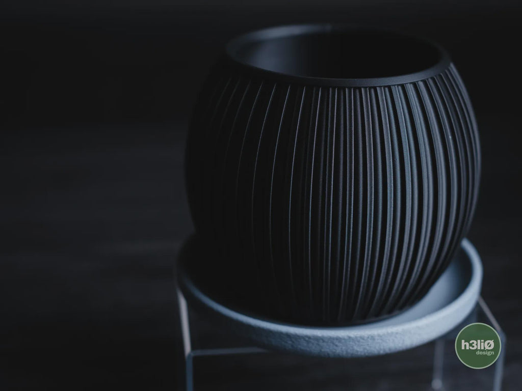 Halo Geometric Planter, 3D printed in PLA, view 5 of 16