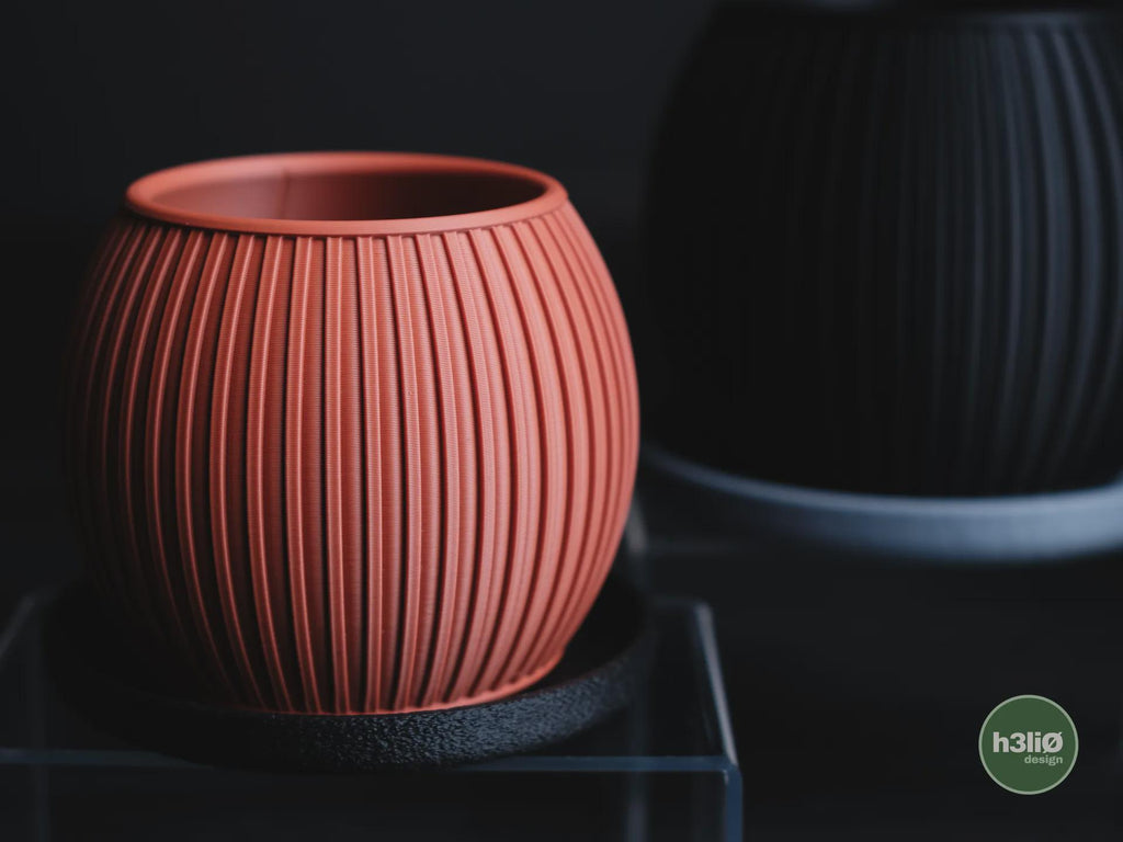 Halo Geometric Planter, 3D printed in PLA, view 8 of 16