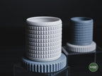 Quartz Geometric Planter, 3D printed in PLA, view 2 of 14