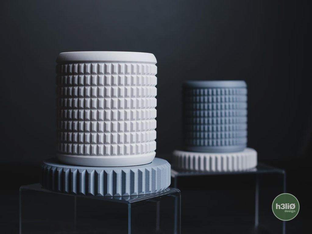 Quartz Geometric Planter, 3D printed in PLA, view 7 of 14