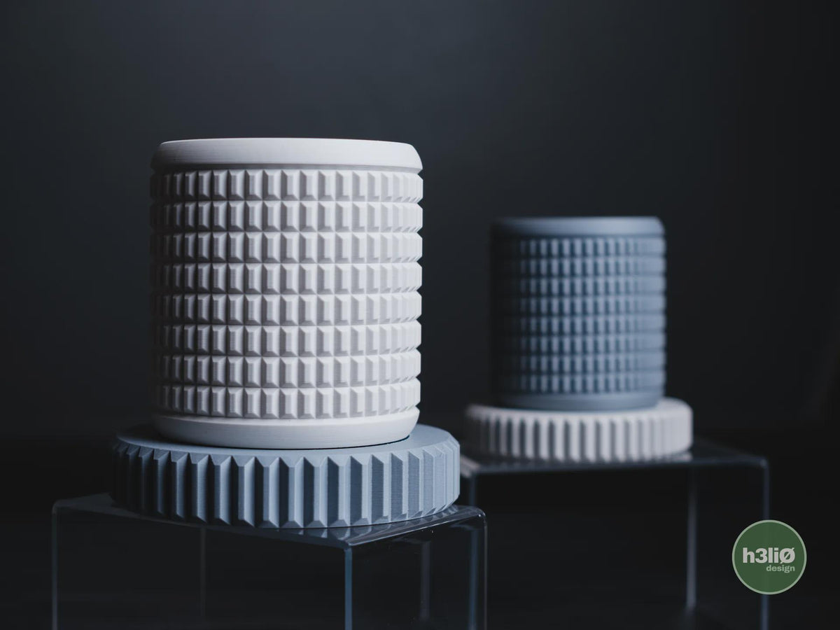 Quartz Geometric Planter, 3D printed in PLA, view 7 of 14