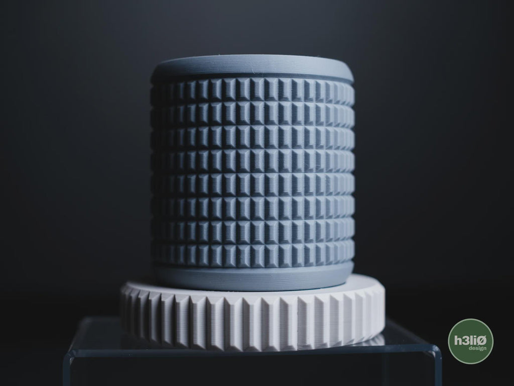 Quartz Geometric Planter, 3D printed in PLA, view 11 of 14