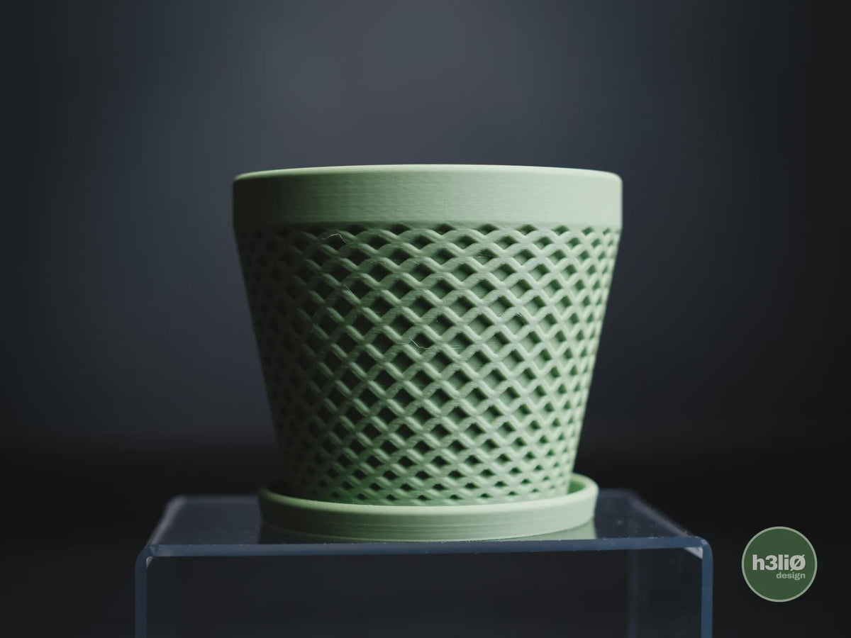 Delta Geometric Planter, 3D printed in PLA, view 5 of 11