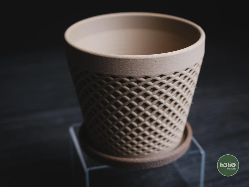 Delta Geometric Planter, 3D printed in PLA, view 4 of 11