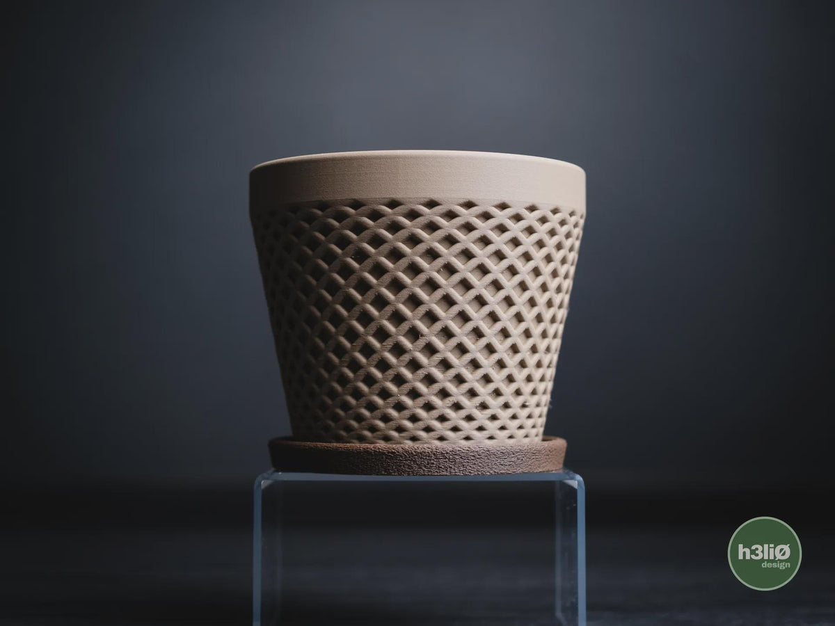Delta Geometric Planter, 3D printed in PLA, view 6 of 11