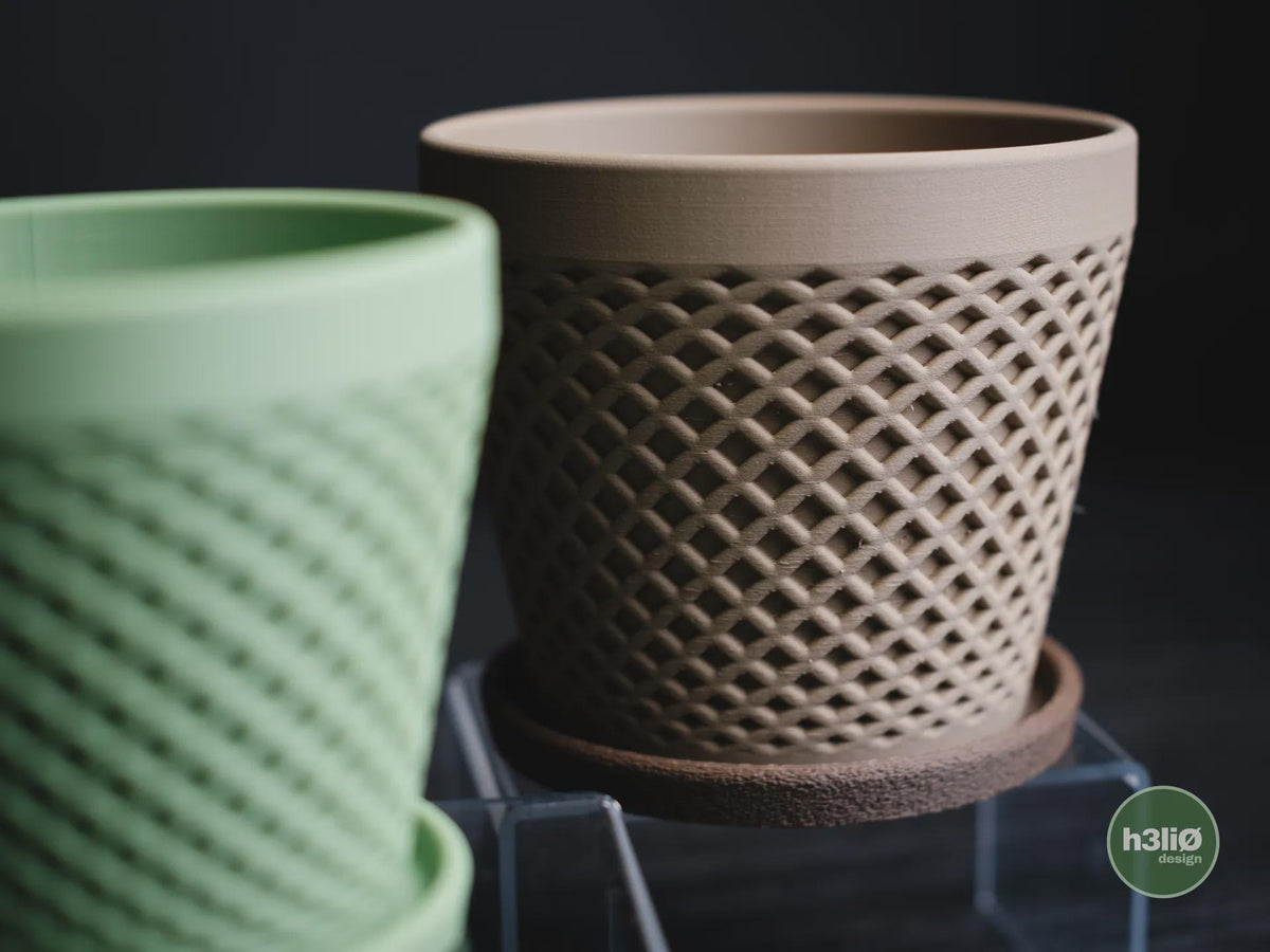 Delta Geometric Planter, 3D printed in PLA, view 11 of 11