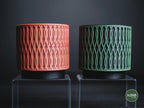 Echelon Geometric Planter, 3D printed in PLA, view 8 of 14