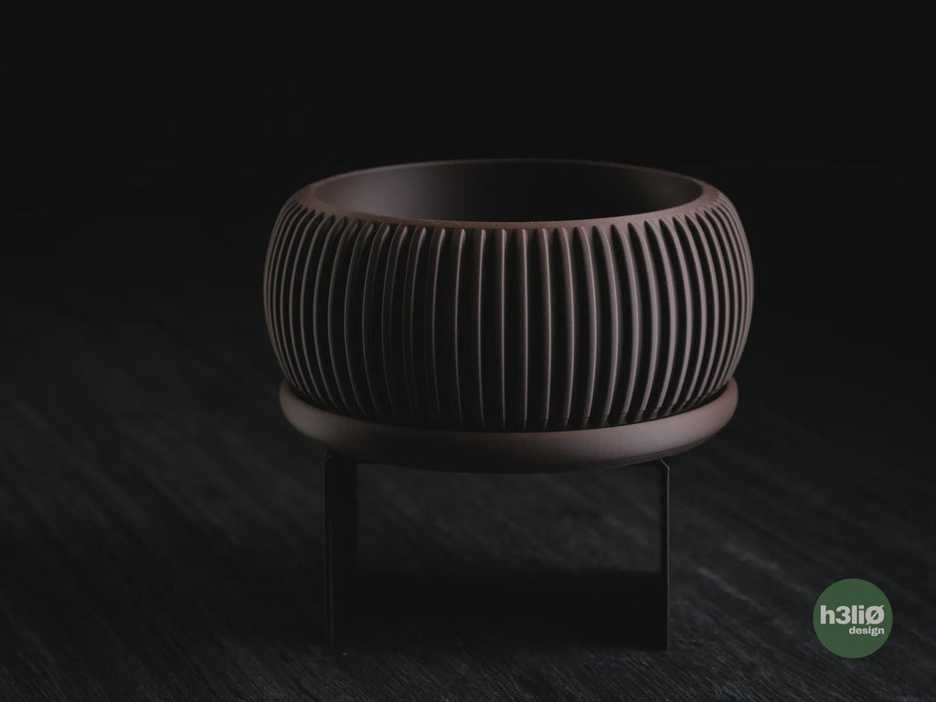 Taveiro Geometric Planter, 3D printed in PLA, view 5 of 11