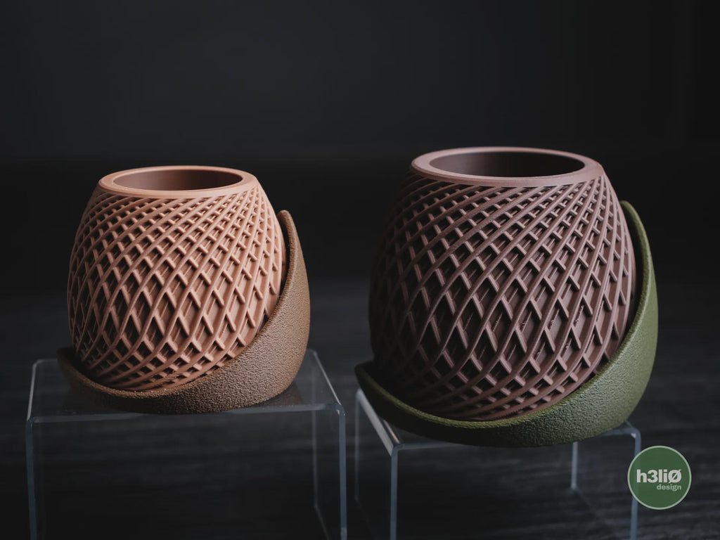 Stryde Geometric Planter, 3D printed in PLA, view 6 of 15