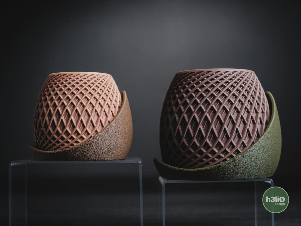 Stryde Geometric Planter, 3D printed in PLA, view 8 of 15